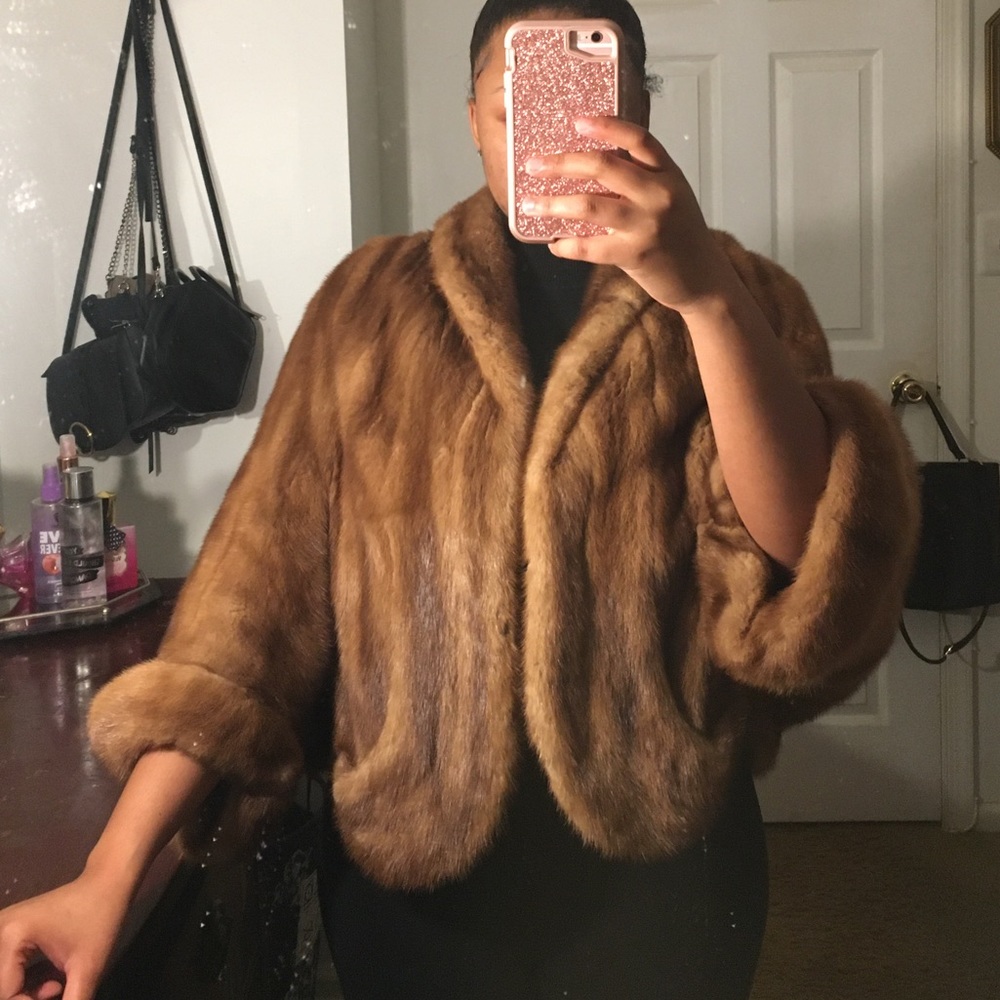 Vintage 100% Mink Fur Jacket
